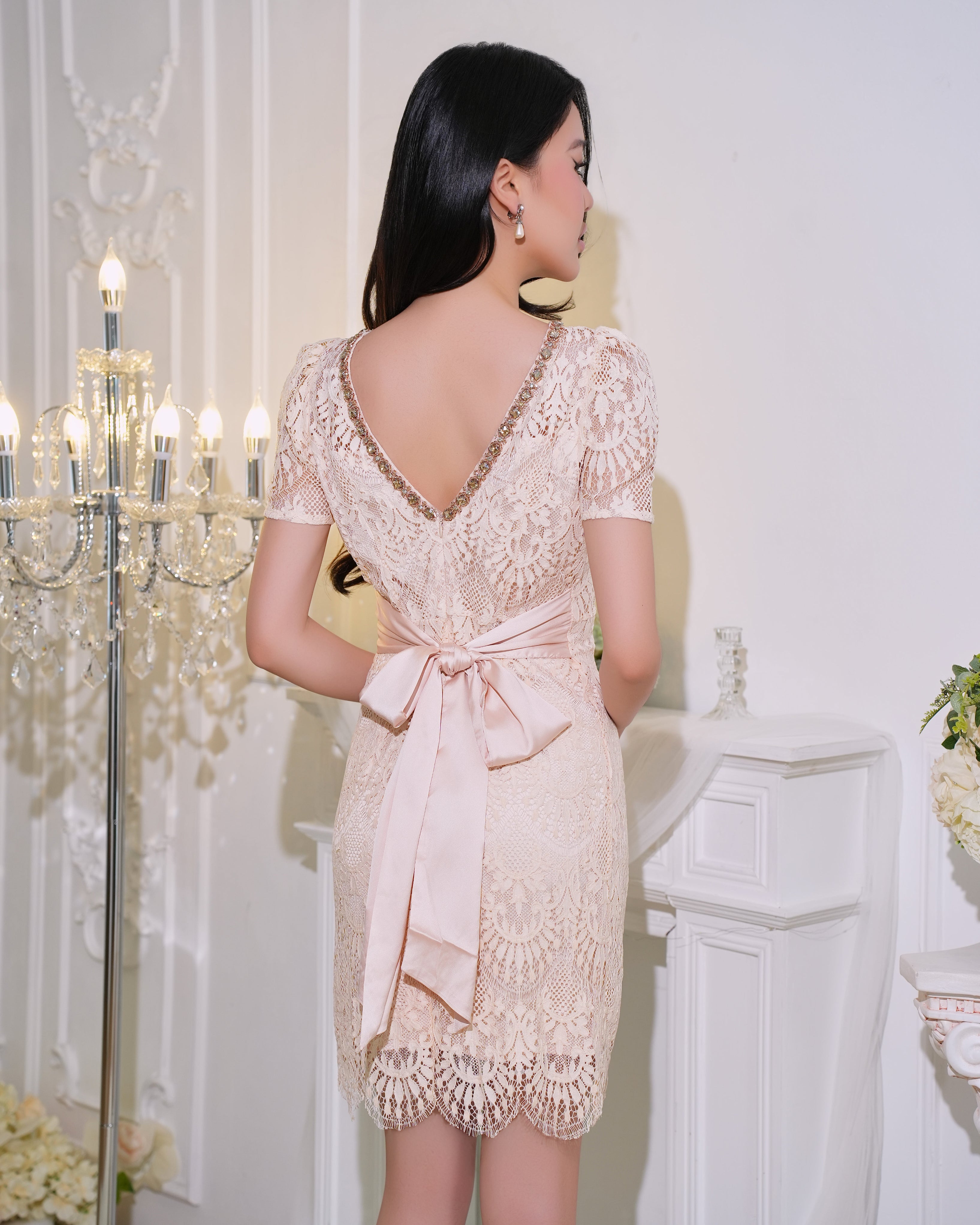 Anastasia Lace Dress 2344