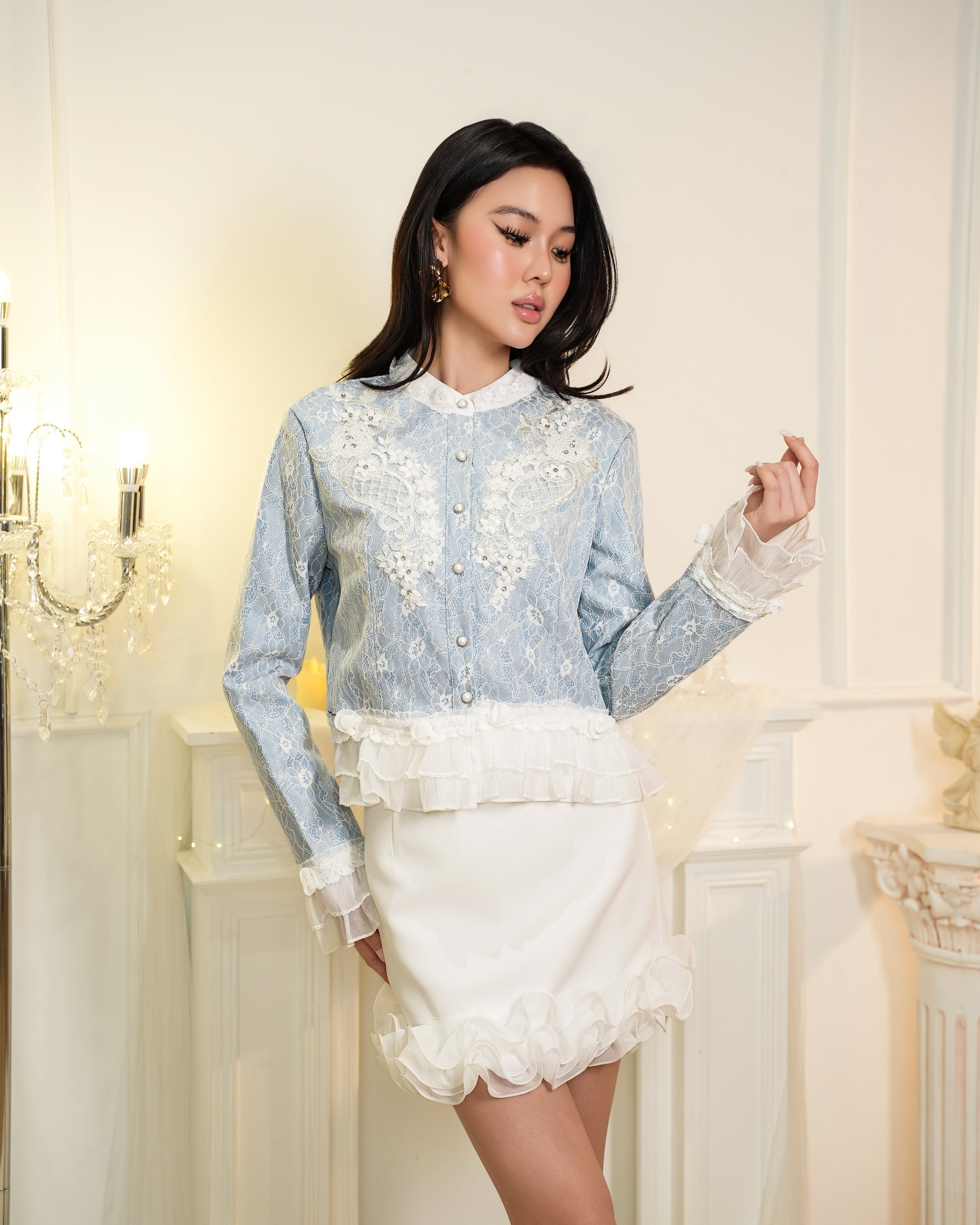 Rosette Charm Skirt MC2153