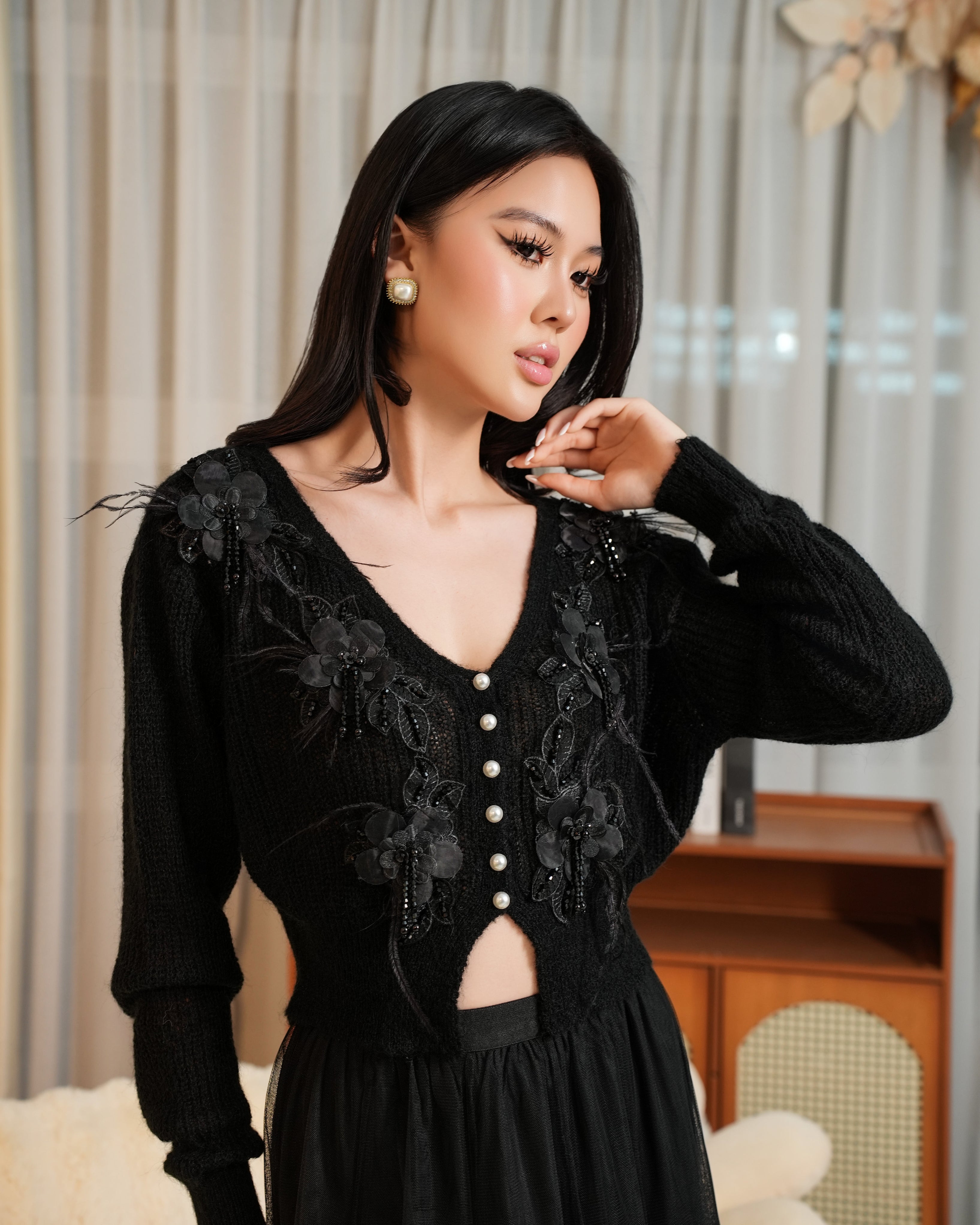 Featherlight Mohair Top MC2086