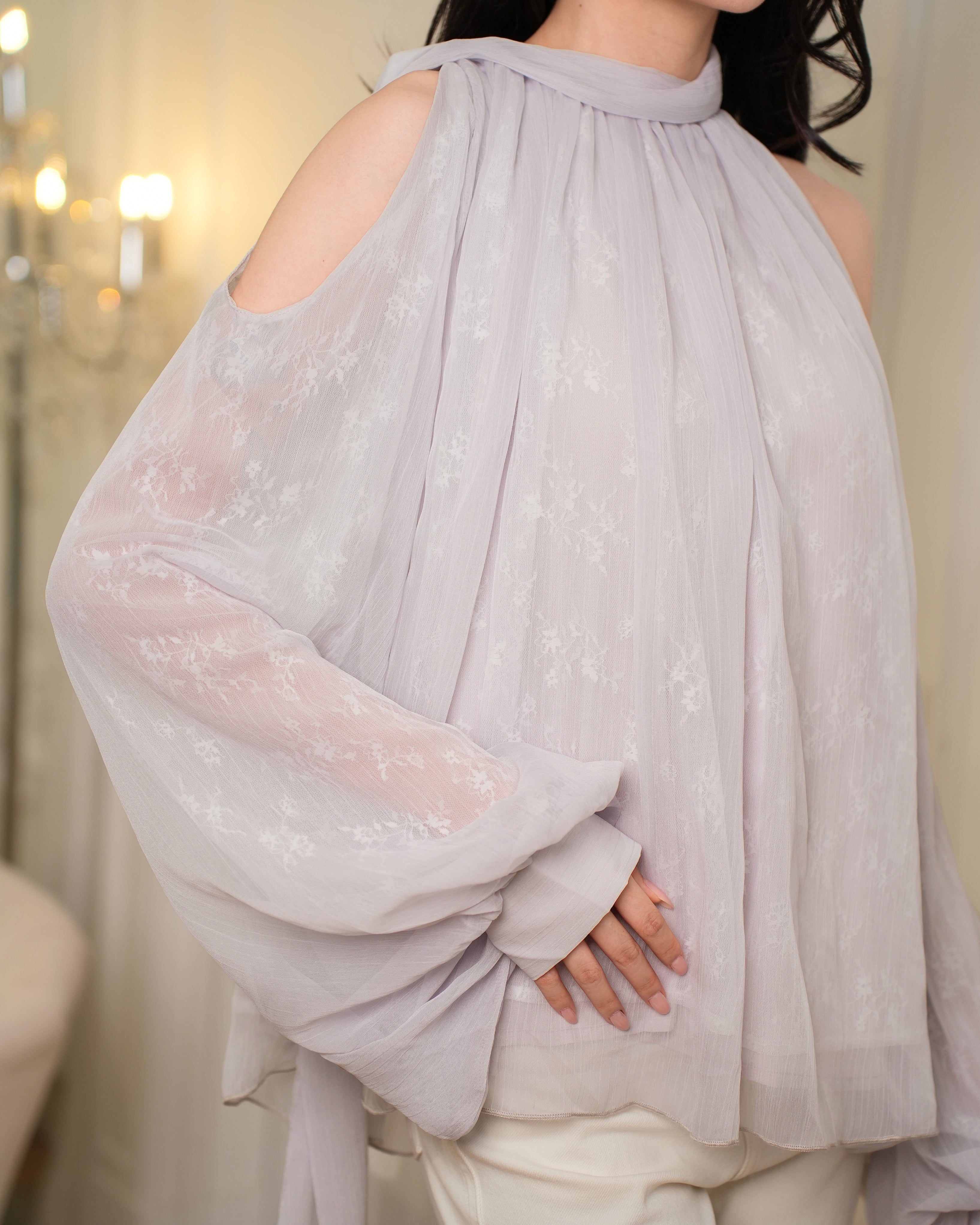 Aurelle Soft Veil Top 1103