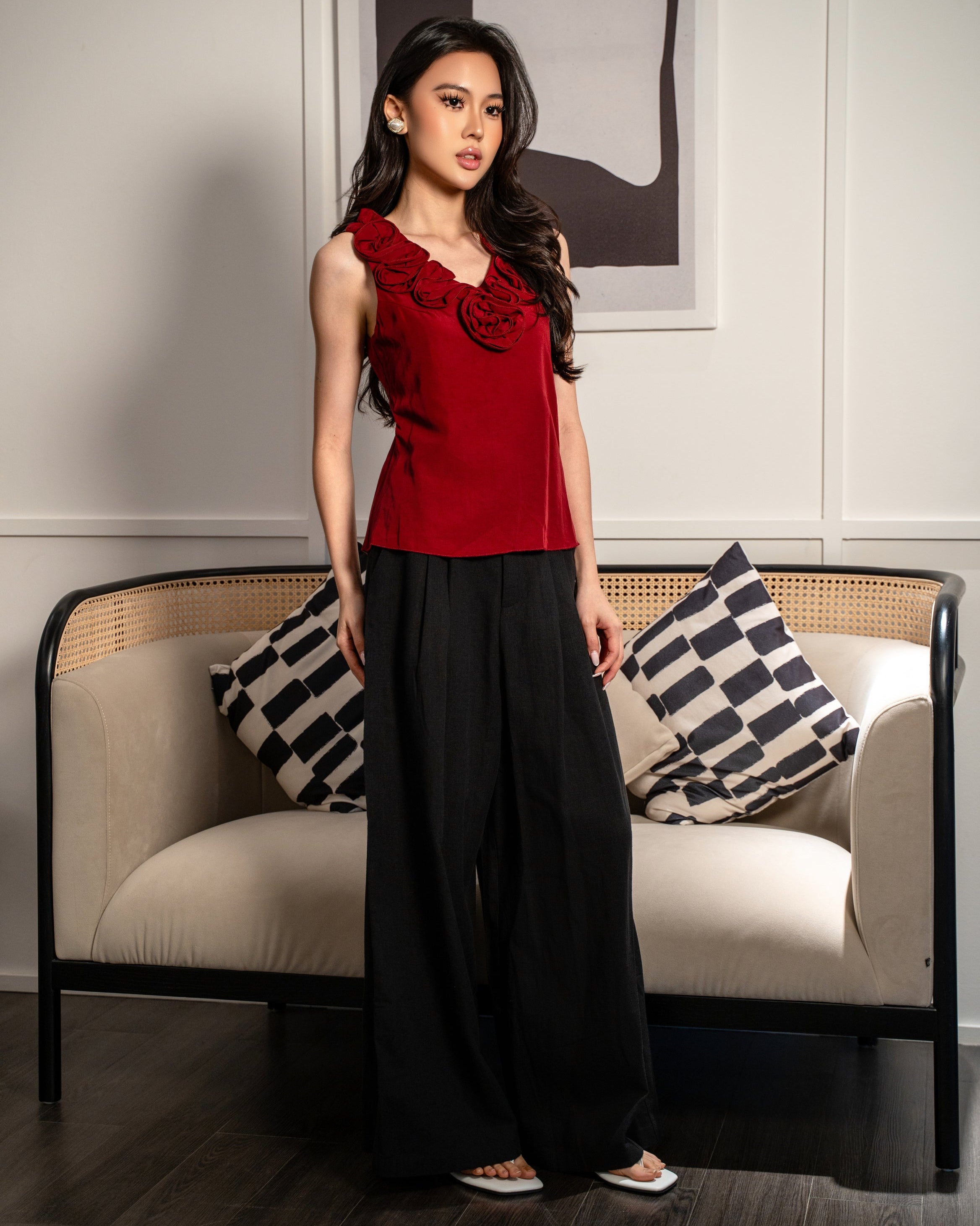 Linen Wide Pants MC2129