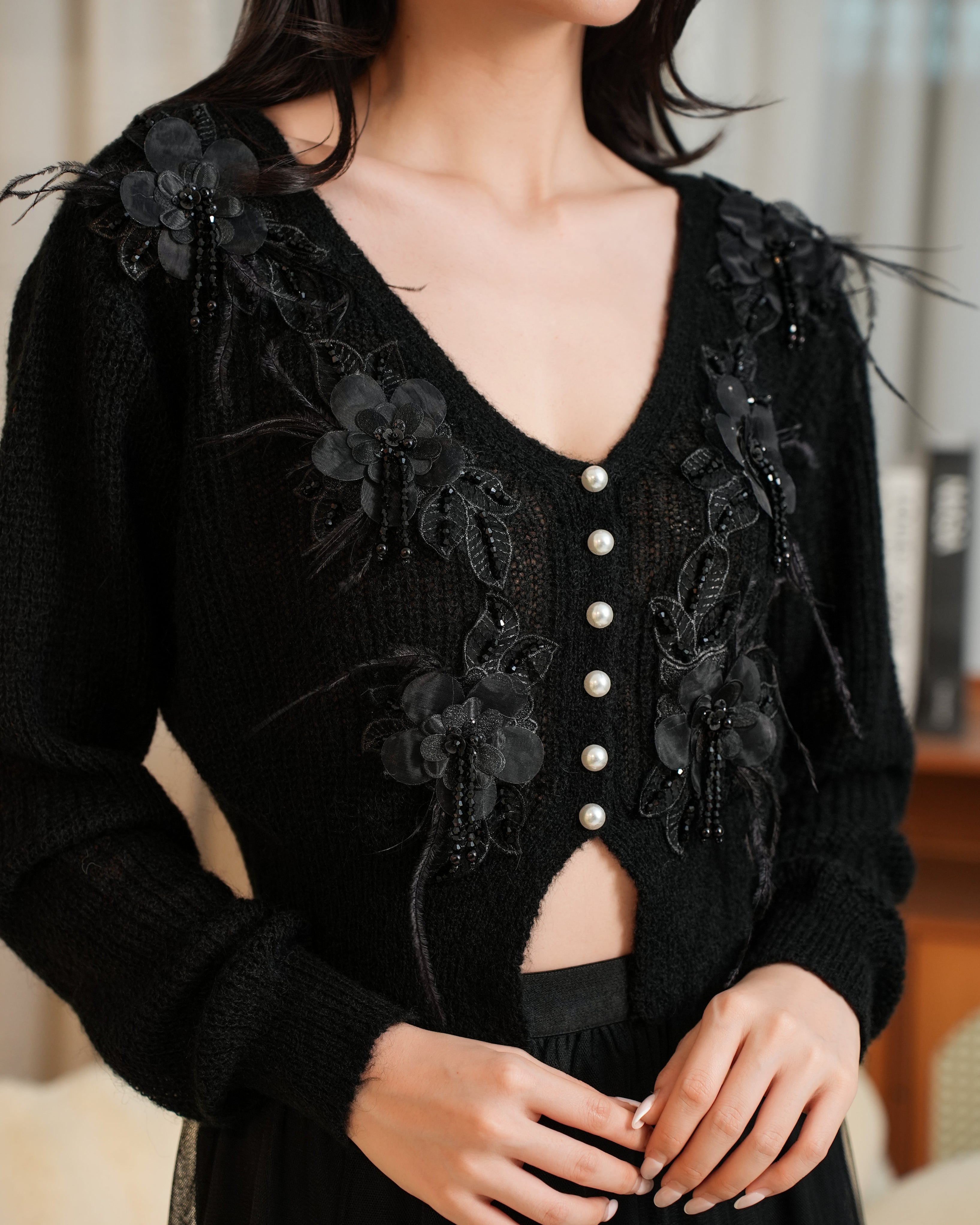 Featherlight Mohair Top MC2086